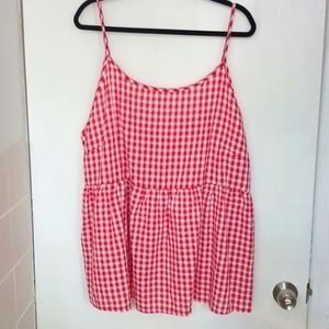 Plus size gingham top 3 for $15